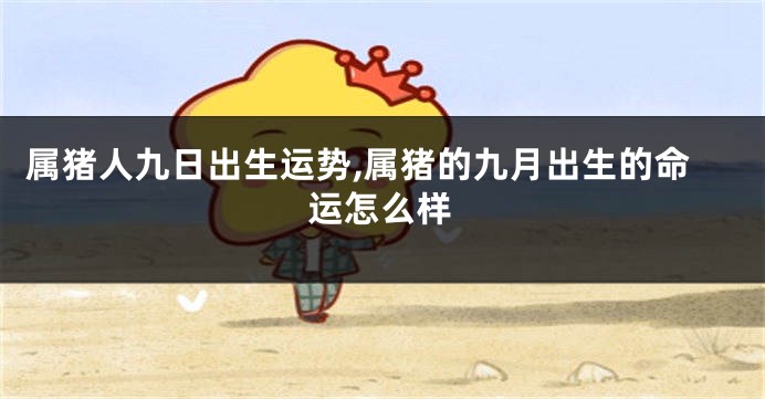 属猪人九日出生运势,属猪的九月出生的命运怎么样