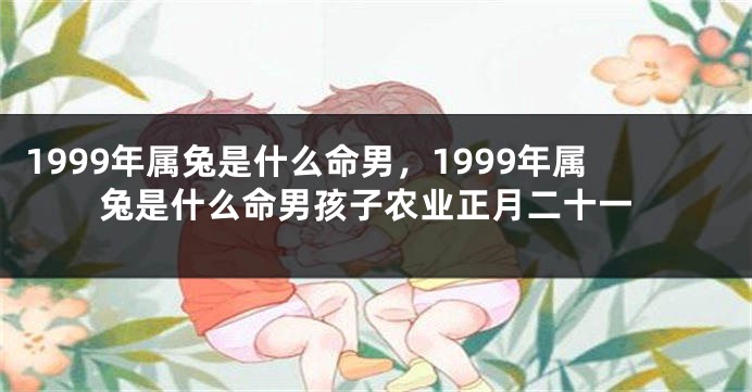 1999年属兔是什么命男，1999年属兔是什么命男孩子农业正月二十一