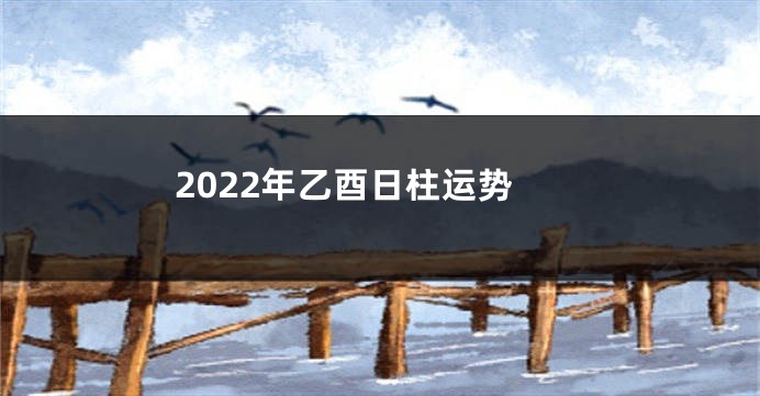 2022年乙酉日柱运势