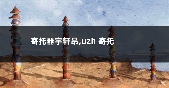 寄托器宇轩昂,uzh 寄托