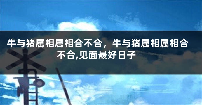 牛与猪属相属相合不合，牛与猪属相属相合不合,见面最好日子