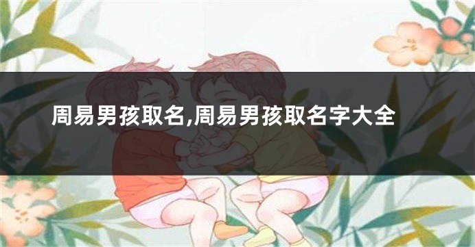 周易男孩取名,周易男孩取名字大全