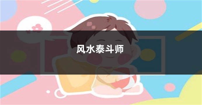 风水泰斗师