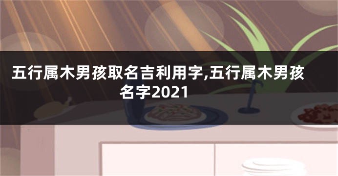 五行属木男孩取名吉利用字,五行属木男孩名字2021