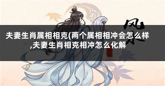 夫妻生肖属相相克(两个属相相冲会怎么样,夫妻生肖相克相冲怎么化解