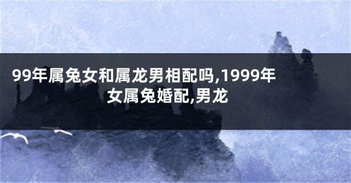 99年属兔女和属龙男相配吗,1999年女属兔婚配,男龙