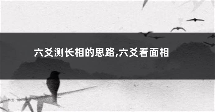 六爻测长相的思路,六爻看面相