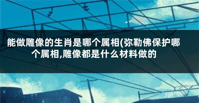 能做雕像的生肖是哪个属相(弥勒佛保护哪个属相,雕像都是什么材料做的