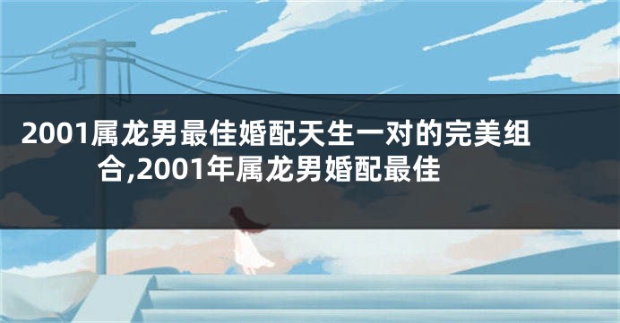 2001属龙男最佳婚配天生一对的完美组合,2001年属龙男婚配最佳