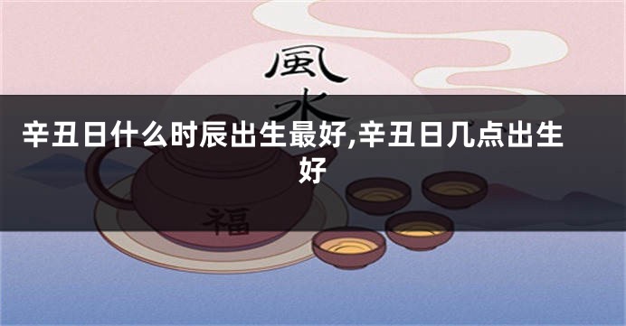 辛丑日什么时辰出生最好,辛丑日几点出生好