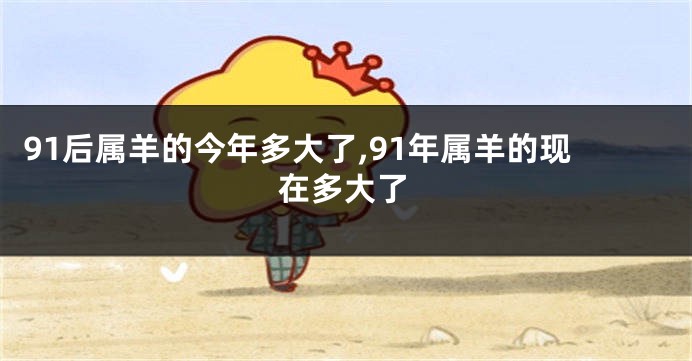 91后属羊的今年多大了,91年属羊的现在多大了