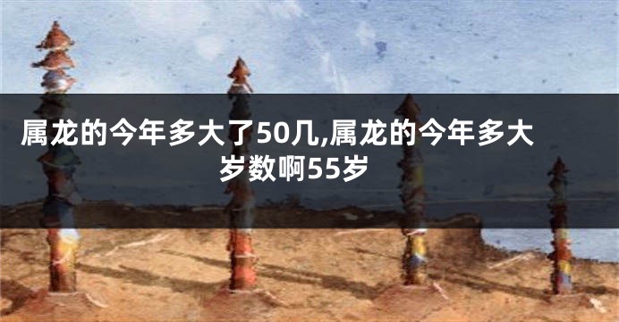 属龙的今年多大了50几,属龙的今年多大岁数啊55岁