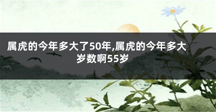 属虎的今年多大了50年,属虎的今年多大岁数啊55岁