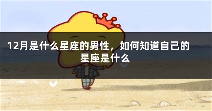 12月是什么星座的男性，如何知道自己的星座是什么