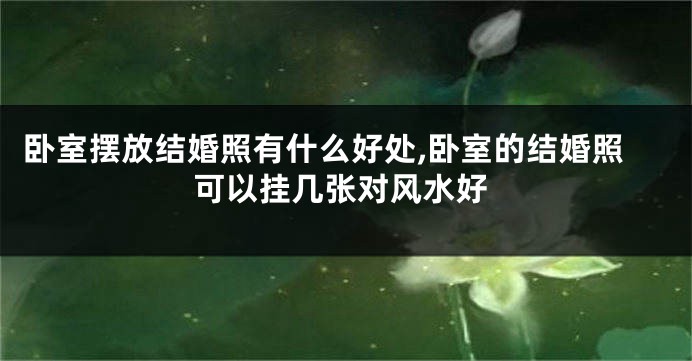 卧室摆放结婚照有什么好处,卧室的结婚照可以挂几张对风水好