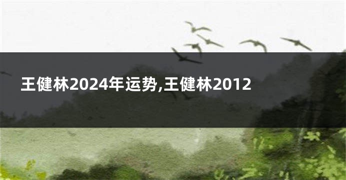 王健林2024年运势,王健林2012